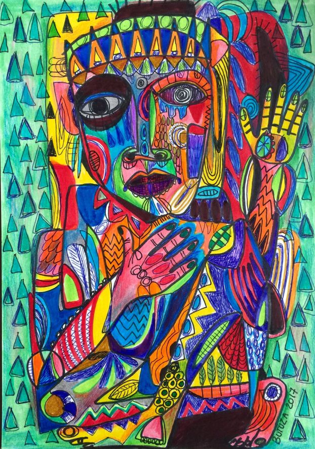alteredside Cathy Butuza - shamanic cubism from heart