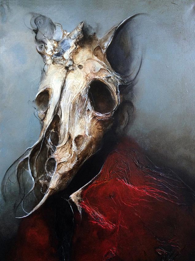 alteredside Eric Lacombe - dark soul on an easel